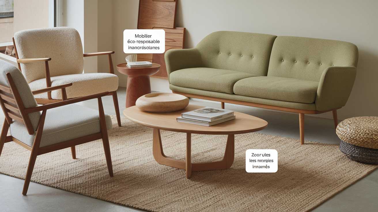 Mobilier éco-responsable : zoom sur les marques françaises innovantes