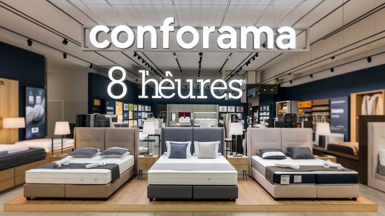Conforama lance sa nouvelle marque « 8 Heures » dédiée au sommeil