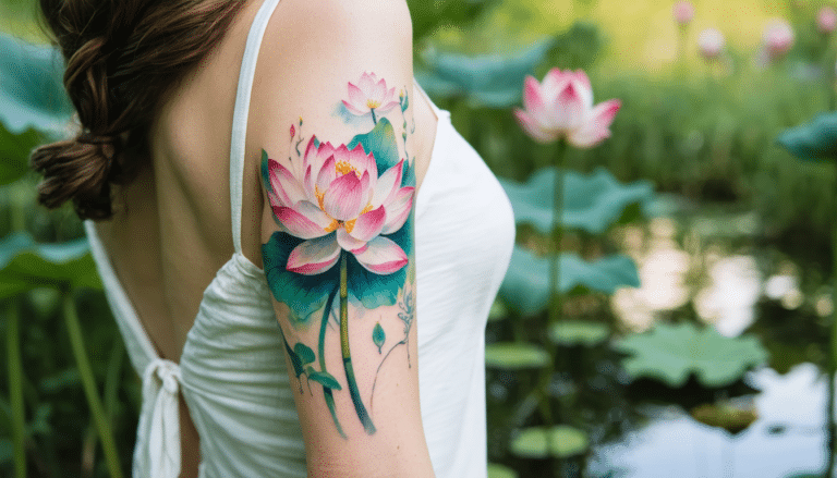 La signification et les styles du tatouage fleur de lotus - Univers Habitat