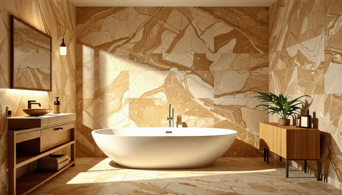 découvrez les avantages du travertin pour votre salle de bain. ce matériau naturel allie esthétique, durabilité et facilité d'entretien, faisant du travertin un choix idéal pour sublimer vos revêtements. apprenez-en plus sur ses caractéristiques et comment l'intégrer parfaitement dans votre espace.