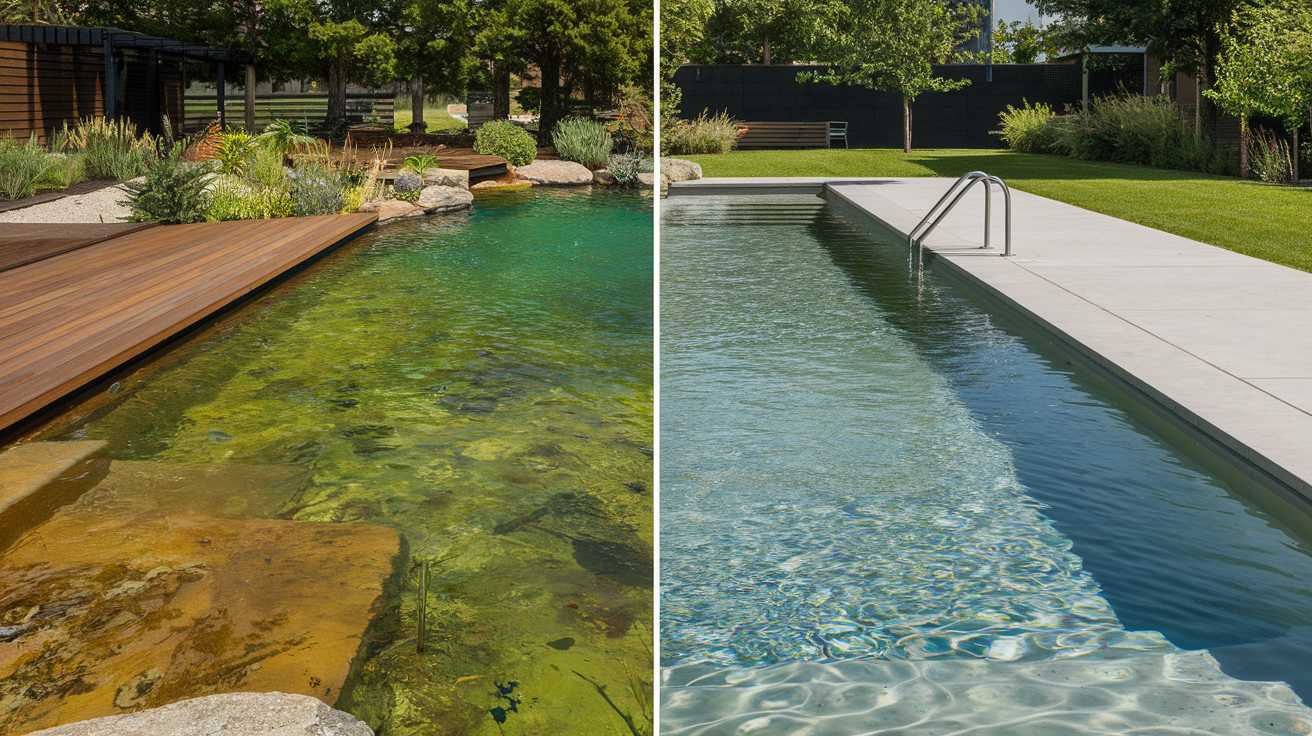 Comparaison entre les piscines naturelles et les piscines classiques