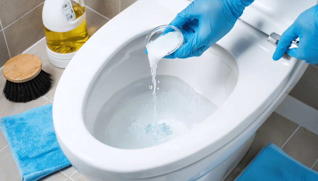 découvrez comment utiliser l'acide chlorhydrique pour le nettoyage efficace des cuvettes de wc, en respectant les consignes de sécurité essentielles pour une utilisation sans risque. apprenez les précautions à prendre pour garantir un nettoyage optimal tout en protégeant votre santé et votre environnement.