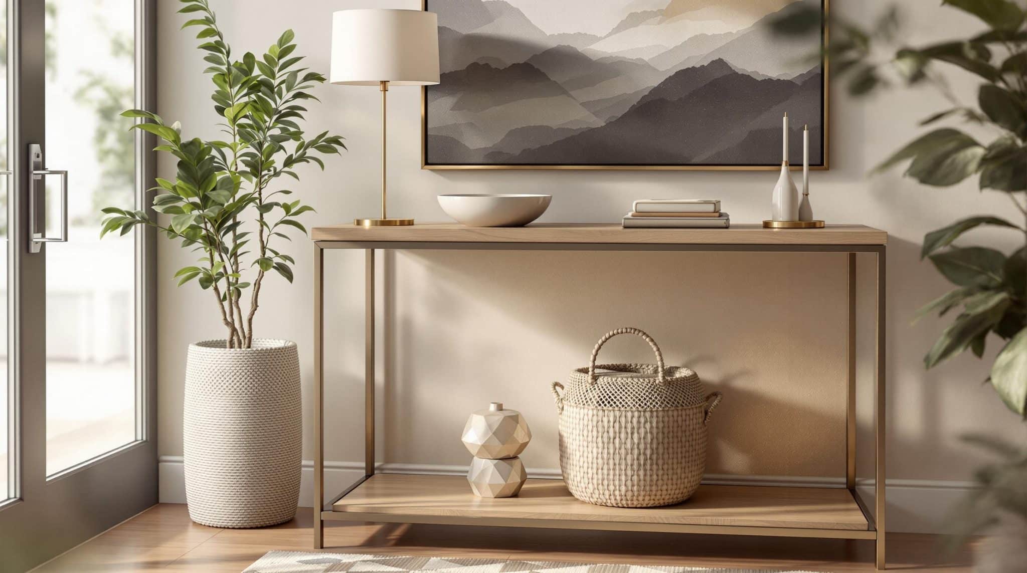 découvrez comment la console d'entrée allie élégance et praticité dans votre foyer. cet indispensable de décoration offre une solution de rangement astucieuse tout en rehaussant le style de votre intérieur. optez pour une console qui optimise votre espace et impressionne vos invités.