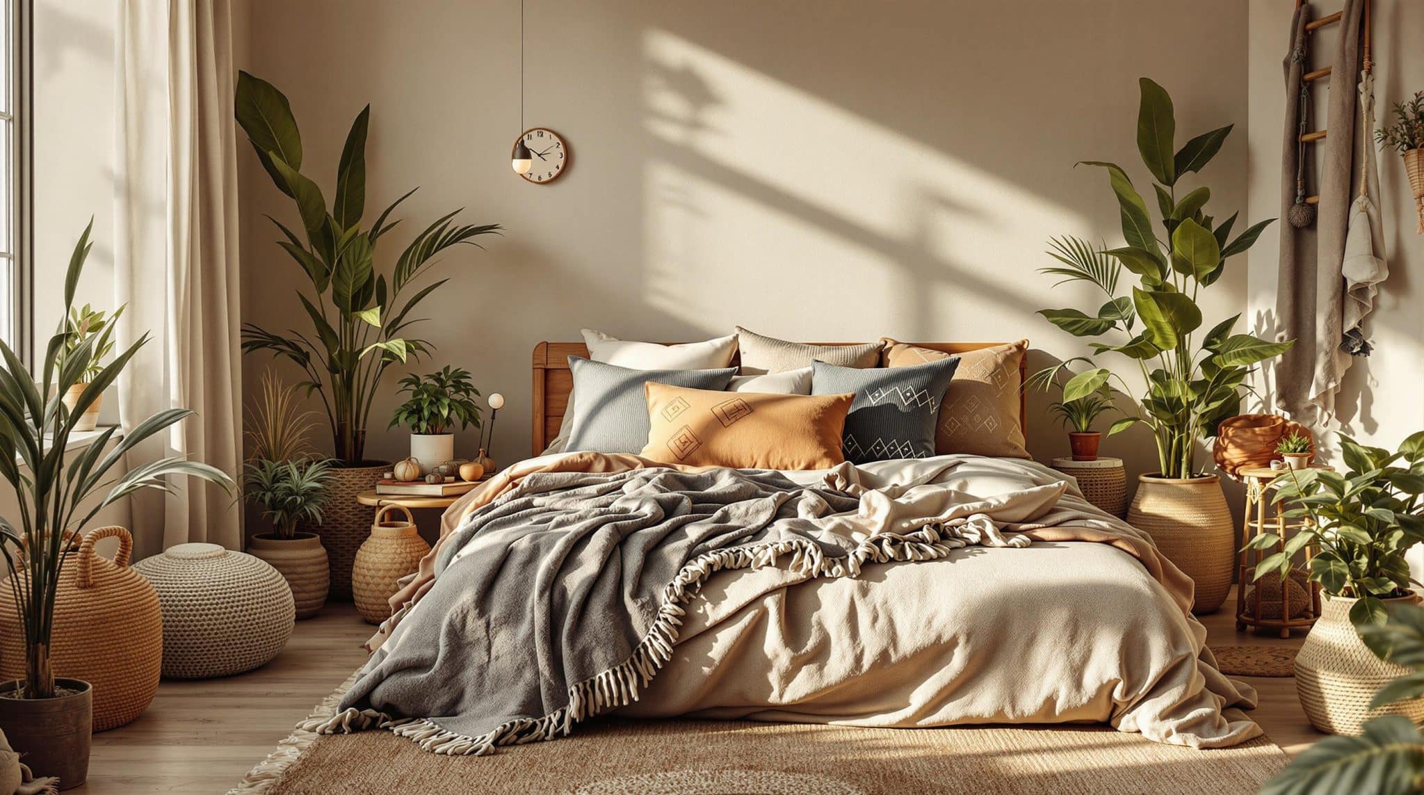 découvrez nos conseils pratiques pour aménager une chambre au style bohème réussie. inspirez-vous de motifs, de couleurs et d'éléments naturels pour créer un espace chaleureux et accueillant qui reflète votre personnalité.