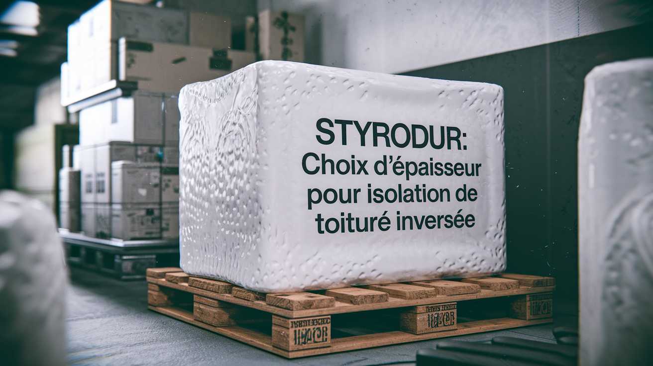 Styrodur : choix d’épaisseur pour isolation de toiture inversée
