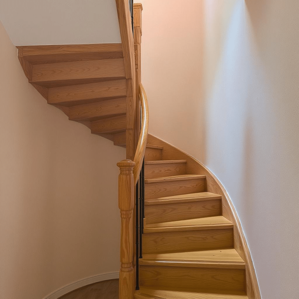découvrez notre escalier en colimaçon en bois, conçu spécialement pour optimiser les espaces intérieurs étroits. alliant esthétique et fonctionnalité, cet escalier s'intègre harmonieusement dans votre intérieur tout en offrant un accès pratique entre les niveaux.