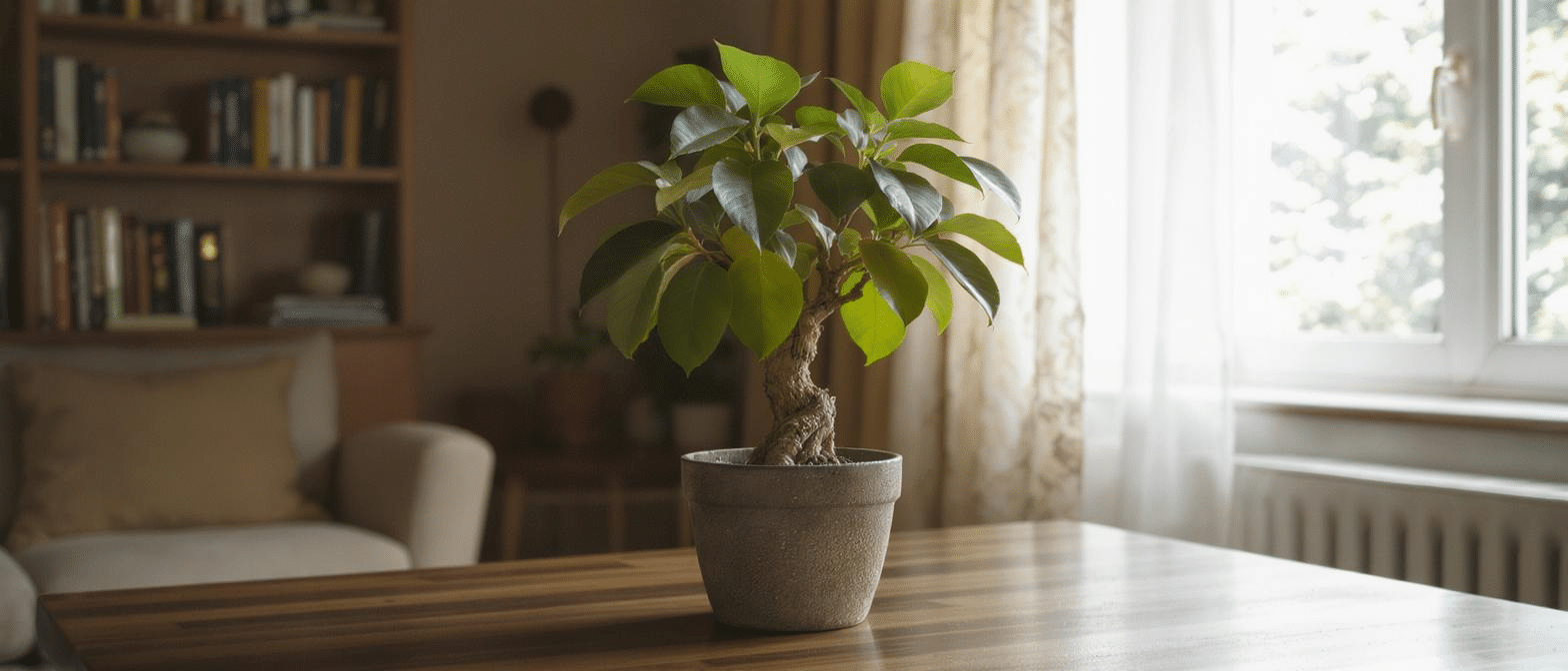 découvrez notre guide complet sur l'entretien du ficus ginseng, une plante d'intérieur prisée. apprenez les meilleures pratiques pour prendre soin de cette magnifique plante, avec des conseils sur l'arrosage, l'exposition à la lumière et les soins spécifiques qui garantiront sa santé et sa beauté dans votre intérieur.