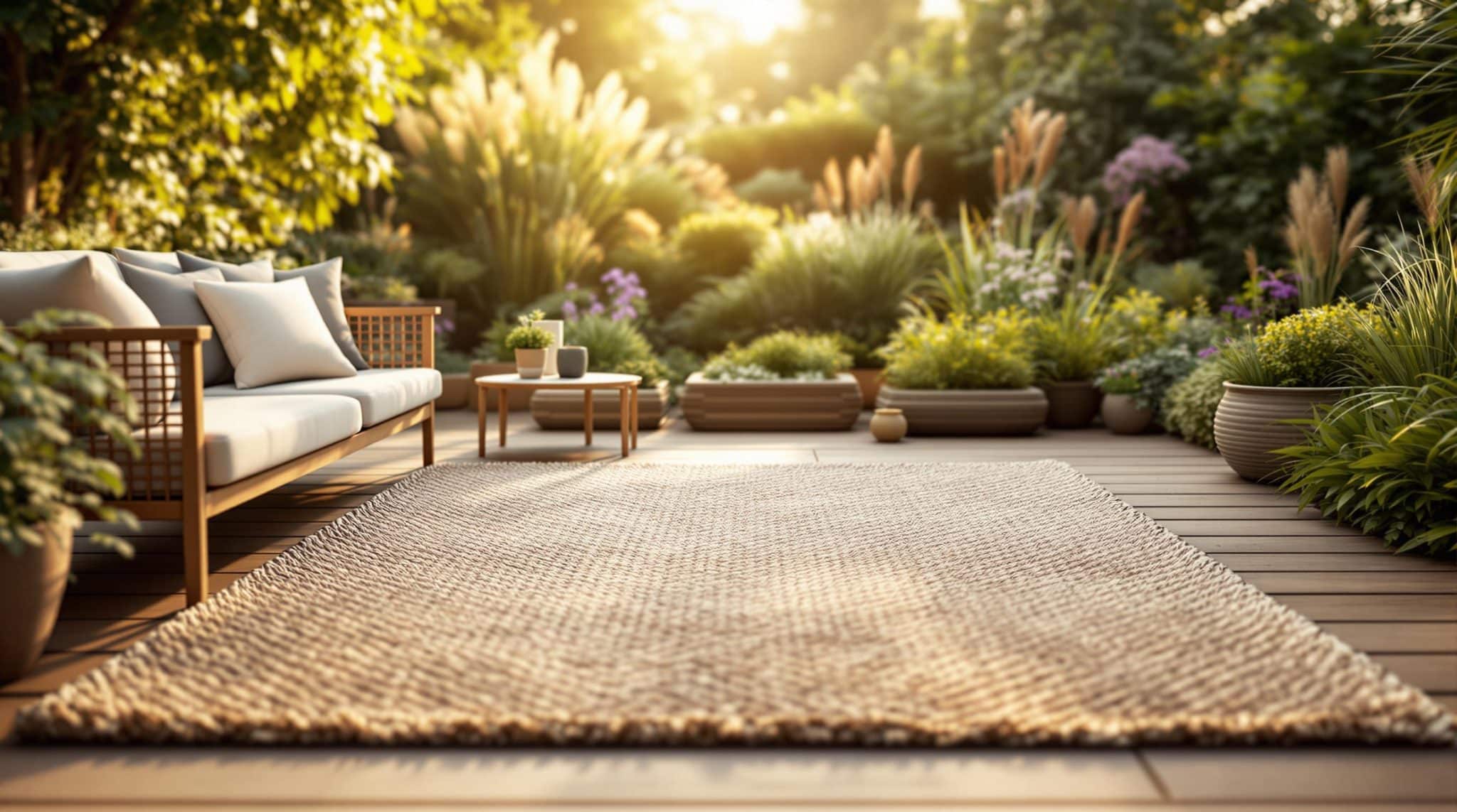 découvrez comment le tapis d'extérieur transforme votre jardin en un havre de confort et de style. idéal pour créer une ambiance chaleureuse, cet accessoire indispensable allie esthétisme et praticité, rendant vos espaces extérieurs plus accueillants. optez pour le tapis d'extérieur et profitez pleinement de vos moments en plein air !