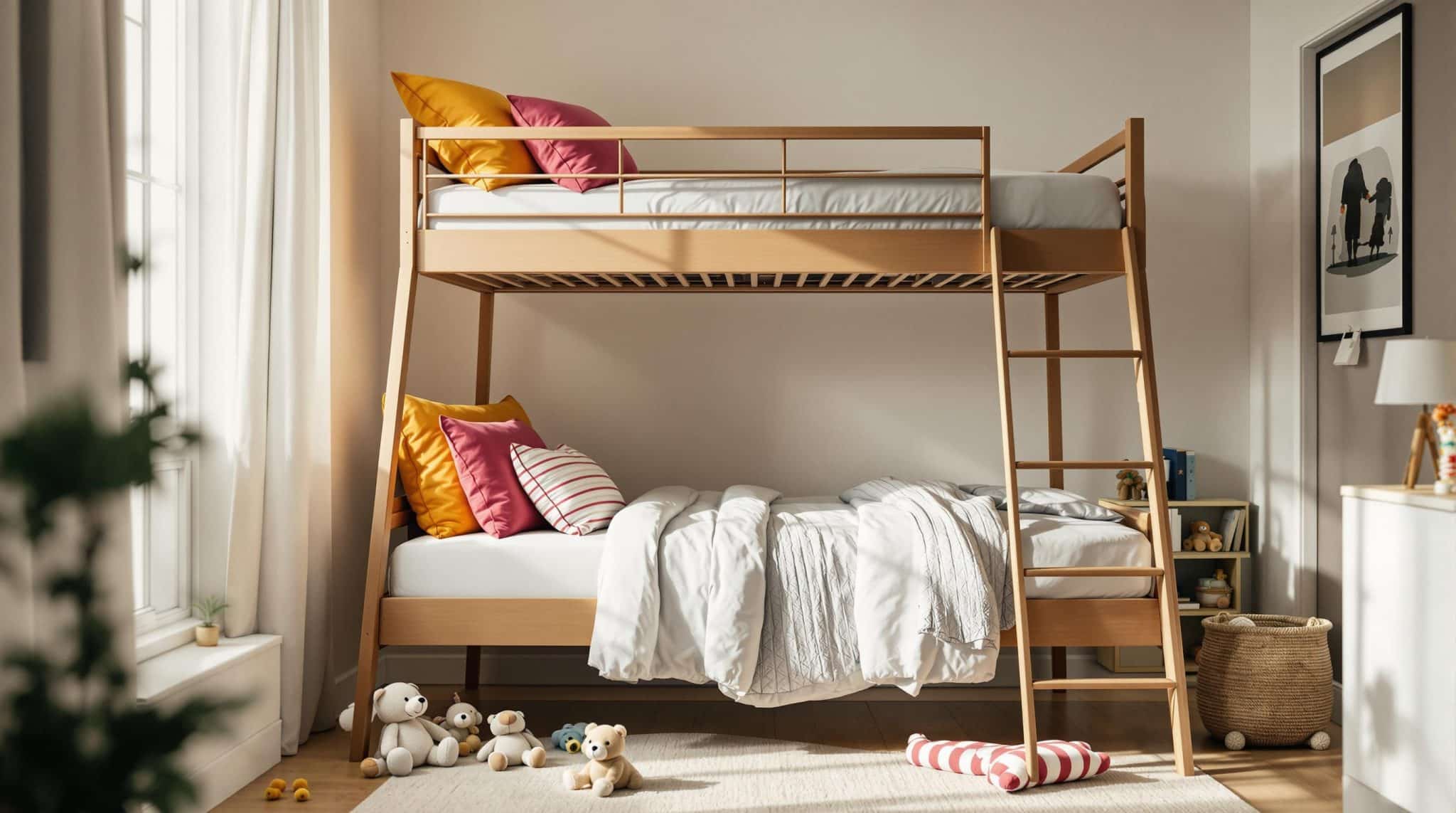 découvrez comment un lit superposé peut transformer la chambre en un espace ludique et fonctionnel. idéal pour optimiser l'espace et créer une ambiance conviviale, ce meuble est parfait pour accueillir vos enfants dans un cadre amusant tout en maximisant la surface disponible.