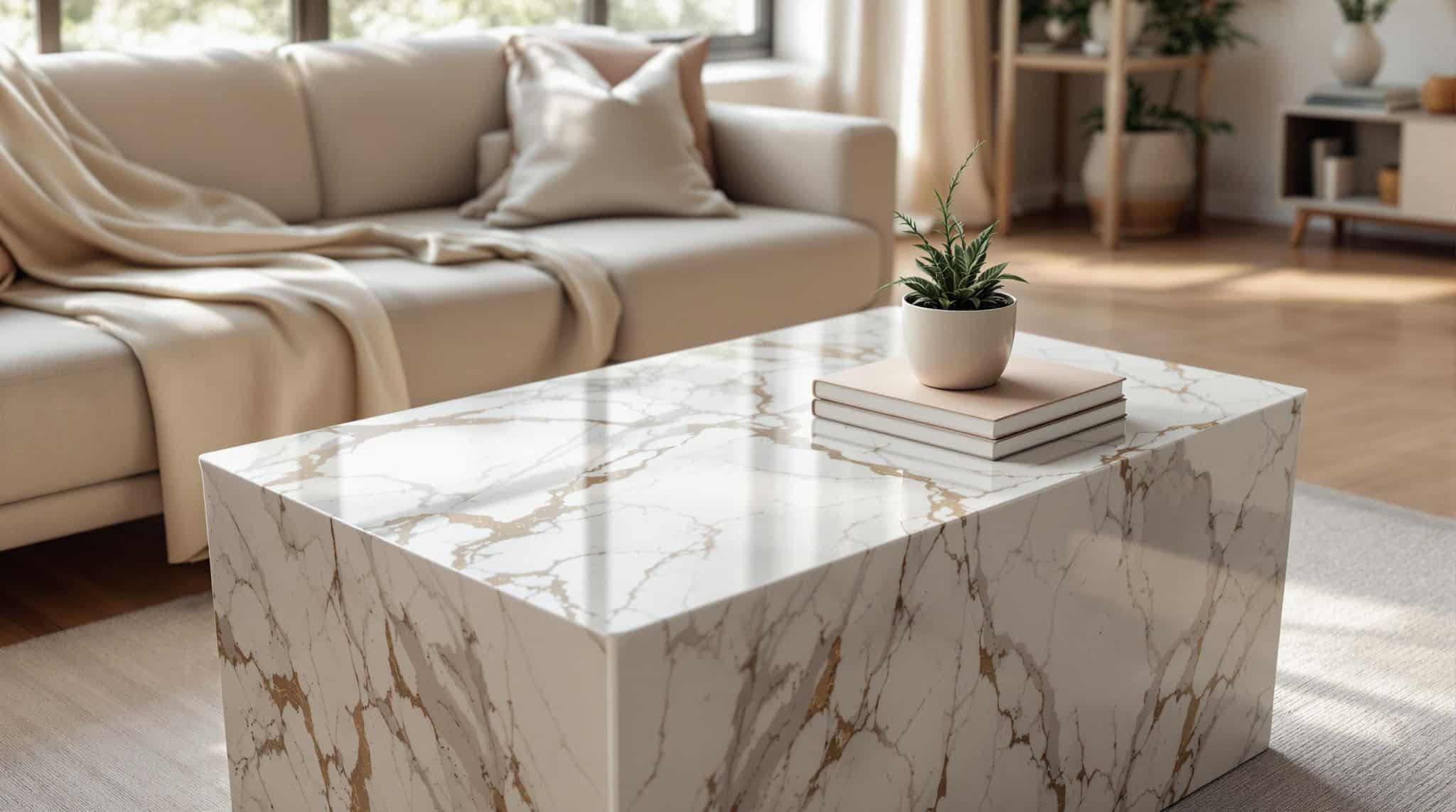 découvrez notre table basse en marbre, pièce maîtresse pour sublimer votre salon avec une élégance intemporelle. alliant design raffiné et matériaux de qualité, elle apportera une touche de sophistication à votre décoration.