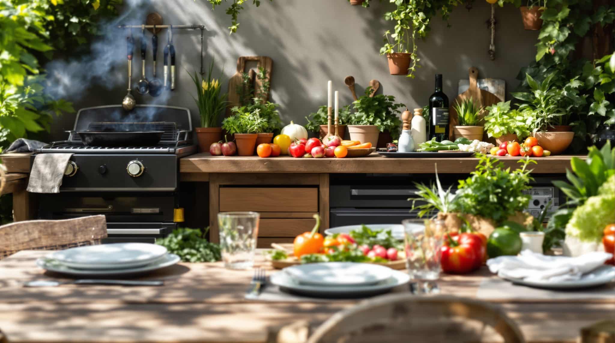 découvrez 14 astuces ingénieuses pour concevoir une cuisine d'été parfaite. aménagement, décoration et conseils pratiques : créez un espace convivial et fonctionnel pour profiter pleinement des beaux jours !