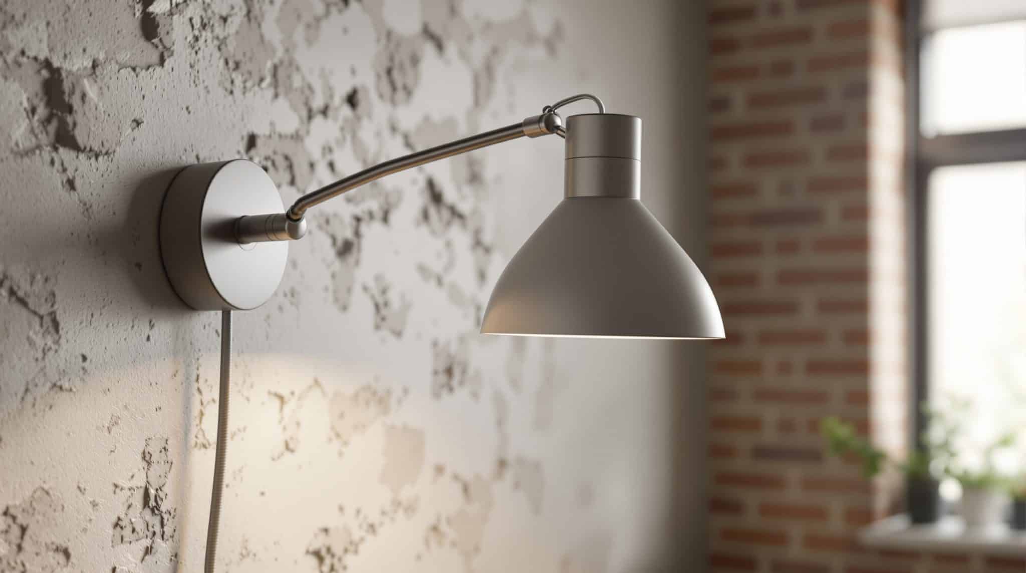 découvrez comment l'applique murale sur bras allie design industriel et fonctionnalité pour sublimer votre intérieur avec un éclairage modulable et élégant.