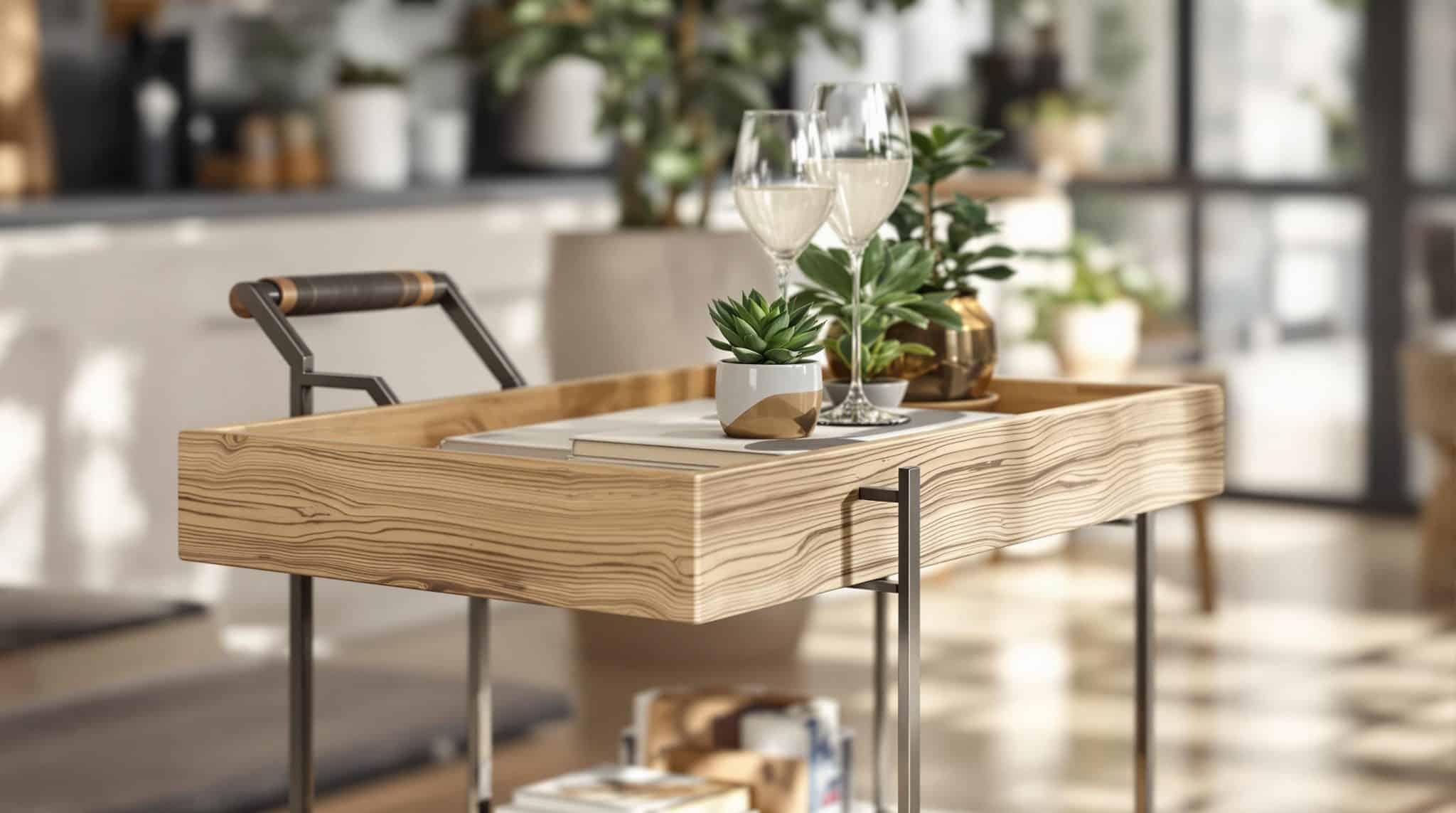 découvrez notre desserte à roulettes alliant élégance et praticité. idéale pour optimiser votre espace, elle est parfaite pour servir vos invités ou organiser votre intérieur avec style. un incontournable pour allier décoration et fonctionnalité.
