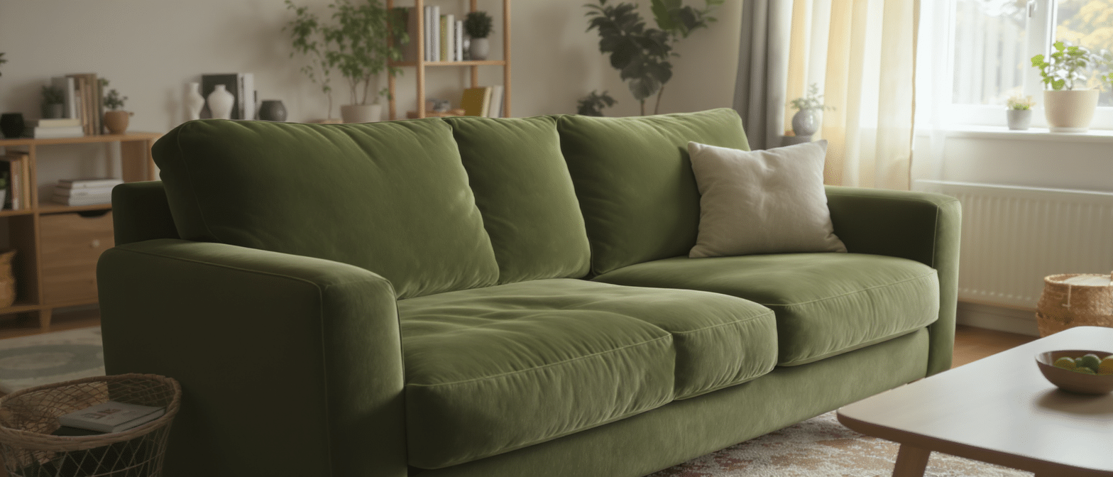 offrez à votre salon une ambiance chaleureuse et originale avec un canapé vert. alliant confort et style, il apporte une touche de couleur rafraîchissante et tendance à votre intérieur.