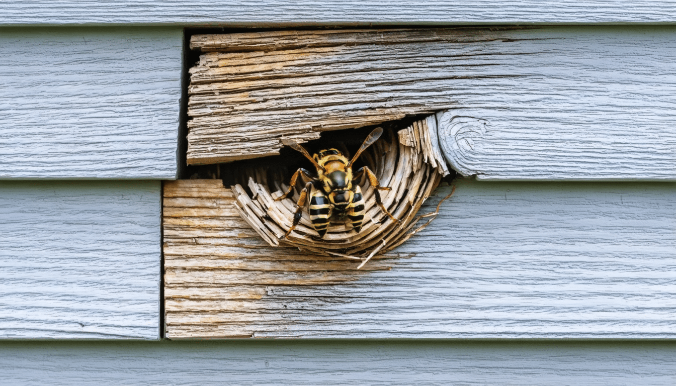 découvrez comment différencier la guêpe charpentière des espèces similaires et adoptez les bonnes pratiques pour prévenir la formation de galeries dans les bardages de votre maison.