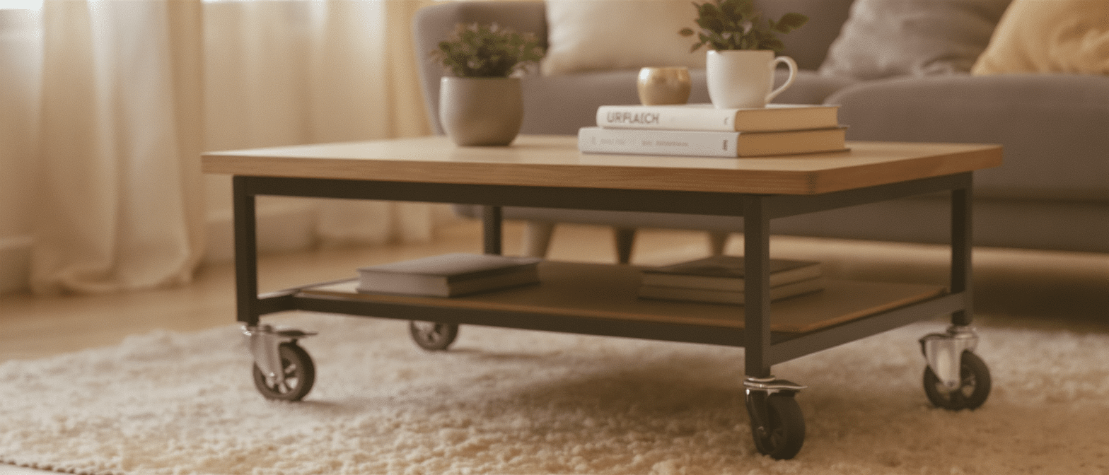 découvrez comment la table basse à roulettes allie élégance et praticité pour sublimer votre salon. facile à déplacer et tendance, elle s’adapte à tous les styles de décoration intérieure !