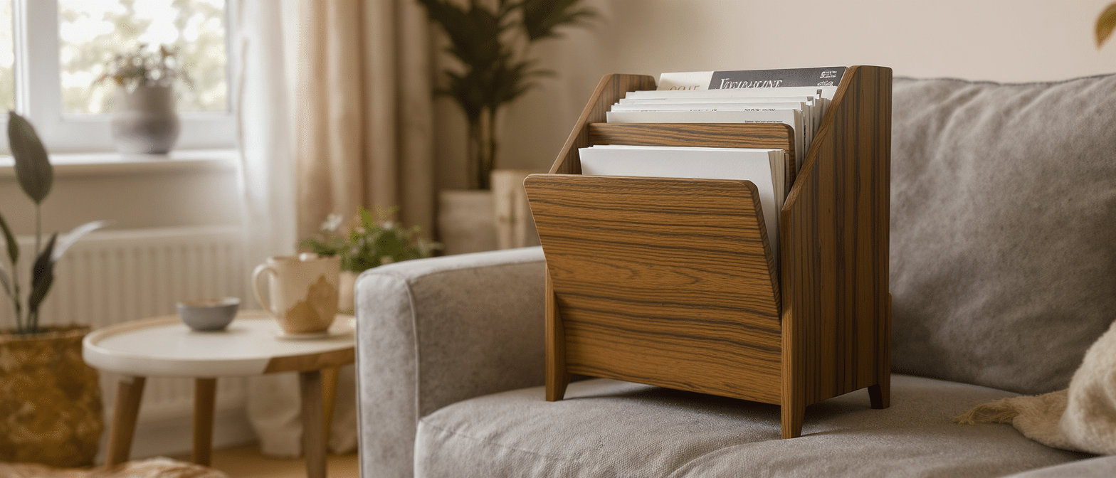 découvrez un porte-revue au design élégant, idéal pour organiser vos magazines et journaux tout en sublimant votre intérieur. pratique et décoratif, ce porte-revue devient l’allié parfait pour vos moments de lecture et bien plus encore !