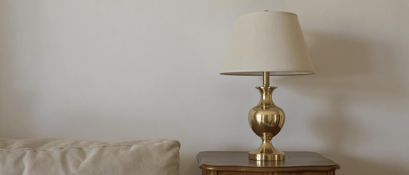 découvrez la lampe en laiton, alliant élégance intemporelle et praticité optimale pour sublimer votre intérieur avec style et fonctionnalité.