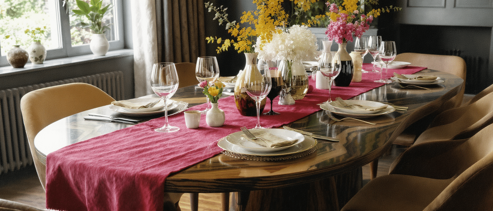 découvrez une table de salle à manger audacieuse au design unique, idéale pour sublimer votre intérieur et impressionner vos invités lors de chaque repas convivial.