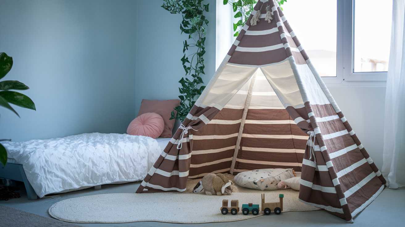 Le tipi pour enfant : un élément déco amusant et original pour sublimer sa chambre