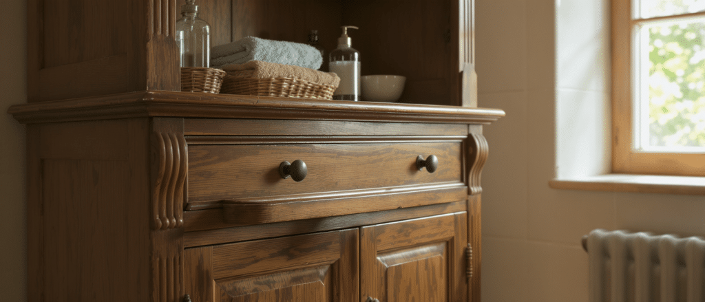 découvrez comment le meuble de salle de bain vintage allie praticité et charme intemporel pour créer un espace élégant et fonctionnel.
