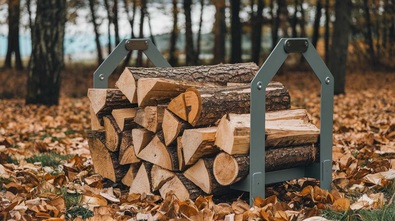 Un porte-bûches élégant pour entreposer votre bois avec style !