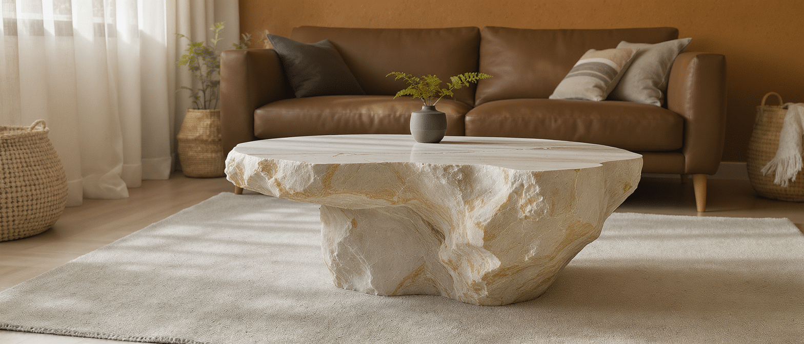 découvrez nos tables basses en travertin, alliant élégance naturelle et durabilité pour sublimer votre intérieur avec authenticité.