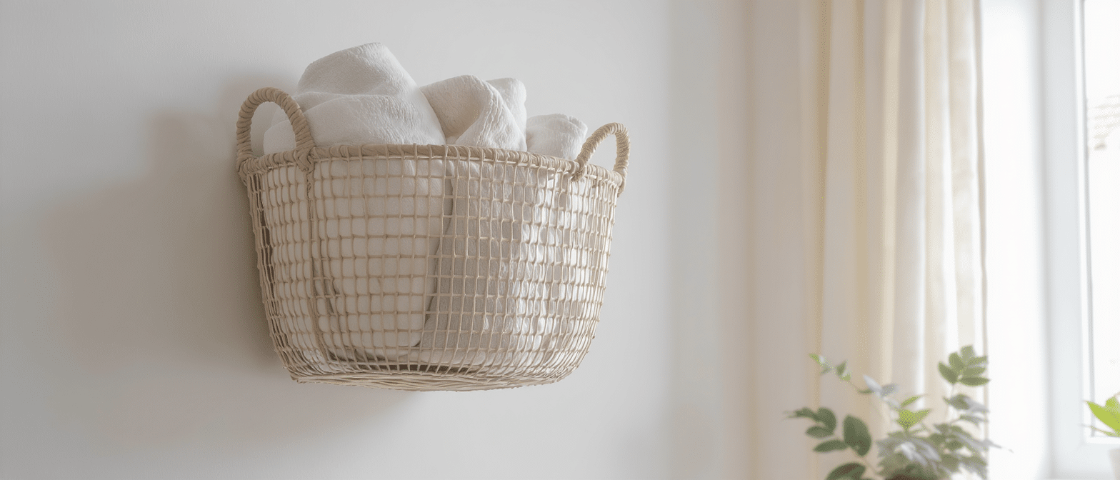 découvrez comment le panier mural allie élégance et fonctionnalité pour un rangement astucieux et décoratif dans votre intérieur.