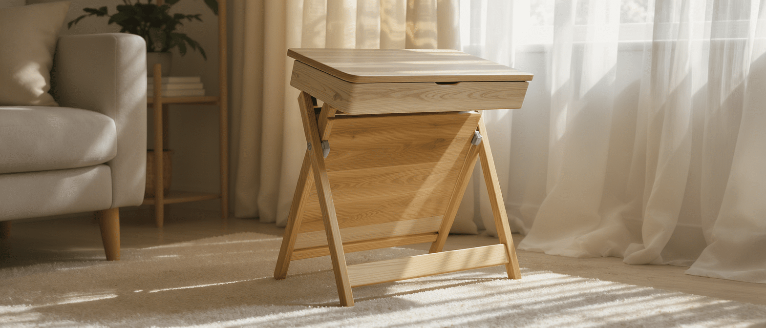 découvrez un bureau pliable, le compagnon idéal pour travailler confortablement dans chaque coin de votre maison, alliant praticité et gain de place.