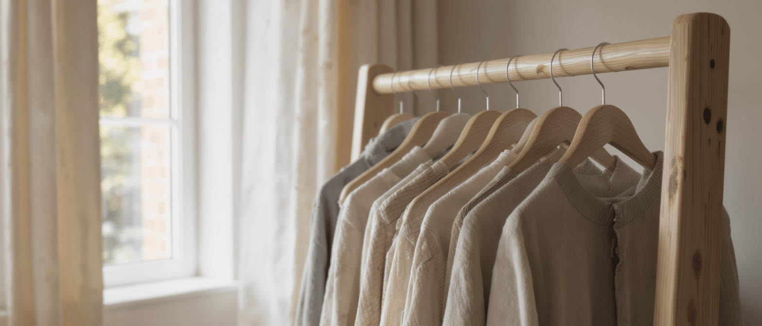 découvrez le portant à vêtements en bois, alliant élégance naturelle et fonctionnalité pour organiser votre espace avec style et raffinement.