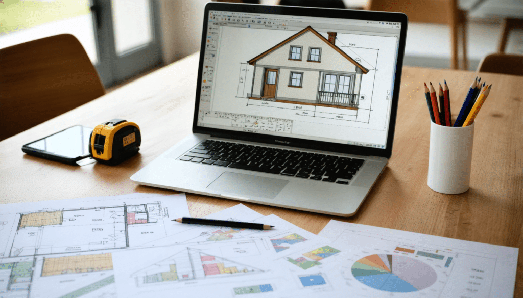 tooplans est un outil en ligne simple et intuitif pour créer des plans de maison personnalisés et préparer facilement votre projet d’aménagement intérieur.