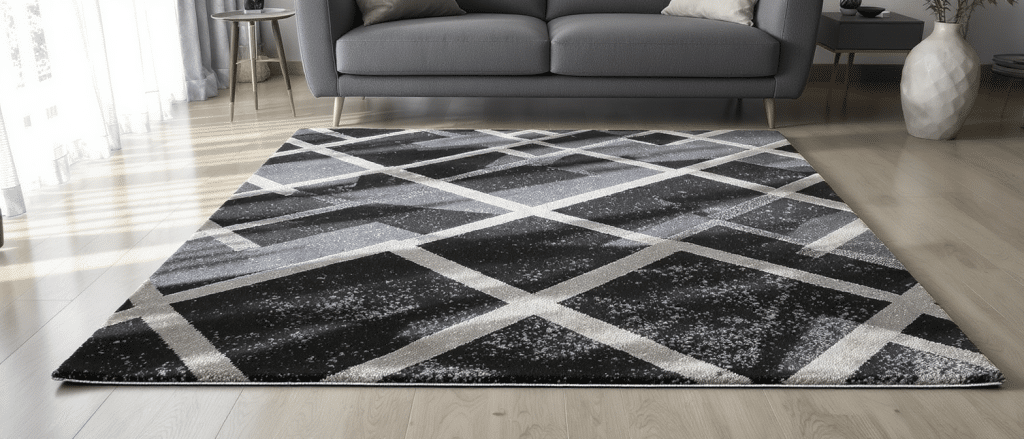 découvrez le charme du tapis noir et blanc, une touche d'élégance graphique incontournable pour sublimer et moderniser votre intérieur avec style.