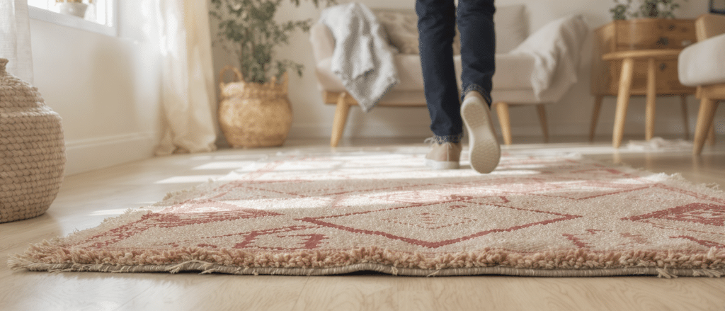 découvrez nos tapis berbères abordables et tendance pour apporter une touche d'élégance ethnique et chaleureuse à votre intérieur.