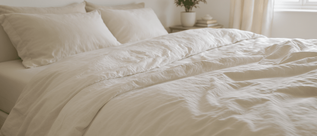 découvrez la housse de couette en lin, alliant élégance naturelle et confort exceptionnel pour des nuits paisibles et raffinées.
