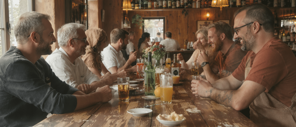 découvrez notre table de bar, idéale pour partager des moments conviviaux inoubliables entre amis ou en famille. élégante et pratique, elle s’intègre parfaitement dans votre espace pour créer une ambiance chaleureuse.